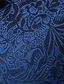 cheap Men&#039;s Elite Polo-Men&#039;s Polo Knit Polo Sweater Formal Work Turndown Short Sleeve Floral Buttons Printing Spring Denim Blue White Navy Blue Green Khaki Light Blue Polo
