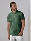 abordables Hauts-Homme T-shirt POLO Vert Manche Courte Top Tenue de golf Vêtements Tenues Porter des vêtements