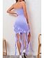 abordables Vestidos de Graduación-Mujer Mini vestido Vestido blanco Vestido de graduación vestido de regreso a casa Corte Bodycon Moda Cumpleaños Graduación Cita Ajuste regular Plano Sin Mangas Correa de espagueti Negro Blanco Rojo