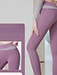 abordables Leggings et collants de yoga-Pantalon de yoga Leggings de yoga Femmes Yoga Entraînement en salle Pilates Collants Taille haute Spandex Des sports Tenues de Sport Élastique Mince Brun claire Noir