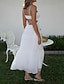 economico Abiti di Laurea-Per donna Abito Midi Abito Bianco Abito da laurea Abito Sottoveste Moda Moderno Compleanno Ferie Laurea Vestibilità regolare Semplice Senza Maniche Spalline sottili Nero Bianco Giallo Blu Estate