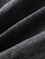 billige Herre Elite Yttertøy-herreblazer i 100 % lin, dresser, bryllupsdag, ferie, elegant, nøytral, vår og høst, bomull, lin, ensfarget, knapper, komfortabel, enkeltspent blazer med to knapper, mørkegrå, marineblå