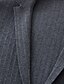tanie Męska elitarną odzież wierzchnia-Męskie Marynarka Sweter płaszcz Szkoła Formalny Ślub Elegancja Ciepłe Wiosna Jesień Wełna Nylon Jednokolorowe Żakard Wiele kieszeni Wygodne Pojedynczy biust Dwuprzyciskowy Blezer Czarny Ciemnoszary