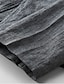 billige Herre Elite Yttertøy-herreblazer i 100 % lin, dresser, bryllupsdag, ferie, elegant, nøytral, vår og høst, bomull, lin, ensfarget, knapper, komfortabel, enkeltspent blazer med to knapper, mørkegrå, marineblå