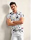 abordables Tapas-Hombre Camisas de polo Blanco Manga Corta Camiseta Ropa de golf Ropa Trajes Ropa Ropa