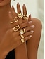 voordelige Dames ringen-gouden statement ringenset voor vrouwen – trendy vintage dikke stapelbare vinger ringen, mode sieraden voor feesten, bruiloften en dagelijks gebruik