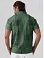 abordables Hauts-Homme T-shirt POLO Vert Manche Courte Top Tenue de golf Vêtements Tenues Porter des vêtements