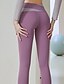 abordables Leggings et collants de yoga-Pantalon de yoga Leggings de yoga Femmes Yoga Entraînement en salle Pilates Collants Taille haute Spandex Des sports Tenues de Sport Élastique Mince Brun claire Noir