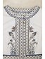 economico Abiti boho-Per donna Abito Midi Abito Boho Moda Moderno All&#039;aperto Ferie Uscire Vestibilità regolare Fiore Manica Lunga Girocollo Bianco Estate