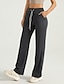 abordables Leggings et collants de yoga-Pantalon de yoga fusées éclairantes Femmes Contrôle du ventre Lifting des fesses Avec Poches Cordon de serrage Yoga Entraînement en salle Pilates Collants Taille haute Spandex Automne Des sports