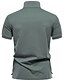 cheap Men&#039;s Elite Polo-Men&#039;s Polo Knit Polo Sweater Formal Work Turndown Short Sleeve Floral Buttons Printing Spring Denim Blue White Navy Blue Green Khaki Light Blue Polo