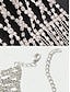 economico Bracciale da donna-braccialetto a catena con strass da donna – guanto con frange di cristallo di lusso per feste, matrimoni ed eventi serali