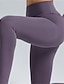 abordables Leggings et collants de yoga-Pantalon de yoga Leggings de yoga Femmes Contrôle du ventre Lifting des fesses Yoga Entraînement en salle Pilates Collants Taille haute Spandex Automne Des sports Tenues de Sport Élastique Mince Brun