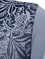 cheap Men&#039;s Elite Polo-Men&#039;s Polo Knit Polo Sweater Formal Work Turndown Short Sleeve Floral Buttons Printing Spring Denim Blue White Navy Blue Green Khaki Light Blue Polo