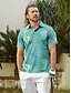 preiswerte Oberteile-Herren poloshirt Grün Kurzarm Shirt Golfkleidung, Kleidung, Outfits, Kleidung