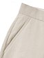 ieftine Costume de plajă-Bărbați Costume Lung Culoare solidă Micro-elastic Fit standard Salvie Gri Deschis Bej 2023