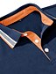 preiswerte Klassisches Poloshirt für Herren-Herren Golfhemd Golf Poloshirts Arbeit Casual Kargen Kurzarm Basic Modern Farbblock Streifen Patchwork Knopf Frühling Sommer Regular Fit Schwarz Weiß Marineblau Khaki Hell Gray Armeegrün Golfhemd
