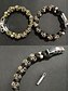 preiswerte Herrenschmuck-Punk-Totenkopf-Armband für Männer – handgewebtes Paracord-Armband zum Überleben, Gothic-Biker-Armband aus Metall, Schmuck im Rock-Stil für Partys und Konzerte