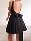 preiswerte Abschlusskleider-Damen Minikleid Weißes Kleid Abschlusskleid Unterkleid Mode Modern Outdoor Urlaub Abschlussfeier Normale Passform Einfach Ärmellos Spaghettiträger Schwarz Weiß Rosa Sommer