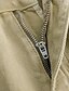 billige Herre Elite Bukser-Herre Chino bukser Knapper Lomme Rett ben Helfarge Full lengde utendørs Feriereise Avslappet Elegant Ferie Lys kaki Svart Mikroelastisk