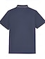 preiswerte Klassisches Poloshirt für Herren-Herren Polo Strick-Polopullover Geschäft Lässig Revers Kurzarm Formell Farbblock Knöpfe Sommer Marineblau Braun Armeegrün Dunkelgray Polo