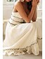 preiswerte Weiße Freizeitkleider-Damen Midikleid Weißes Kleid Unterkleid Mode Abschlussfeier Date Ausgehen Normale Passform Einfach Ärmellos Spaghettiträger Weiß Gelb Sommer