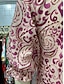 preiswerte Ausgefallene Kleider-Damen kleid lang Boho-Kleid Kleid drucken Schößchen Kleider Romantisch Klassisch elegante kleider Puffärmel Urlaub Ausgehen Frühlingskleid Lockere Passform Graphic Blume Halbe Ärmel V Ausschnitt Wei