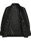 abordables Vêtements d&#039;extérieur élites pour hommes-Homme Veste Légère Entraînement Extérieur Coupe-vent Zip Up Avec Poches Printemps Automne Couleur Unie Élégant Vacances Col montant Noir Rouge foncé bleu marine Kaki Veste