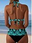 economico Bikini-Costume da bagno due pezzi bikini da donna boho schiena nuda sexy grafica paisley V wire senza maniche
