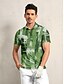 economico Cime-Per uomo Polo da golf Verde Manica Corta Top Abbigliamento da golf Abbigliamento Abiti Abbigliamento