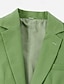 abordables Trajes de boda-De los hombres Boda Casual Trajes de Lino Rosa Azul cielo Moda Formal Color sólido Estándar Juego de 3 piezas Recto 2 botones