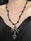 abordables Collares y colgantes-Mujer Collares Punk y gótico Calle Geometría Collares