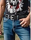 billiga Herrbälten-punkrock kuldubbbälte för män – svart gotiskt nitbälte i konstläder med metallspänne för cykel-, konsert- och festivalkläder