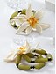 billige Halskjede for kvinner-blomstersmykkesett for kvinner – håndlaget statement-kjede, øredobber og armbånd med hvit blomsterdesign, elegant boho chic-tilbehør til bryllup, fester og spesielle anledninger
