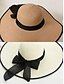 billiga Kvinnors hattar-elegant solhatt med bred brätte för kvinnor – sommarhatt i stråhatt med svart rosett, UV-skydd, hopfällbar floppy hatt för semester, trädgårdsfester och utomhusresor