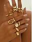 voordelige Dames ringen-gouden statement ringenset voor vrouwen – trendy vintage dikke stapelbare vinger ringen, mode sieraden voor feesten, bruiloften en dagelijks gebruik