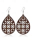 abordables Boucle d&amp;#39;oreille pour femme-Boucles d&#039;oreilles pendantes en bois bohème pour femmes - diverses formes géométriques, bijoux légers en bois naturel, parfaits pour les looks décontractés, les vacances à la plage et les festivals d&#039;été