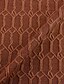 preiswerte Klassisches Poloshirt für Herren-Herren Golf Poloshirts Strick-Poloshirt Arbeit Lässig Revers Gerippter Polokragen Kurzarm Basic Modern Geometrisch Farbblock Knöpfe Gestrickt Frühling &amp; Sommer Normale Passform Schwarz Wei
