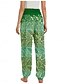 abordables Pantalon en coton et lin graphique-Femmes Pantalon inspiré du lin Jambe large Pantalons Style Ethnique Occasionnel Boho Longueur complète Taille haute Fleuri Paisley Avec Poches Taille Élastique Impression Respirabilité Doux
