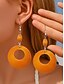 abordables Boucle d&amp;#39;oreille pour femme-Boucles d&#039;oreilles pendantes en bois bohème pour femmes - diverses formes géométriques, bijoux légers en bois naturel, parfaits pour les looks décontractés, les vacances à la plage et les festivals d&#039;été