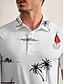 abordables Hauts-Homme T-shirt POLO Blanche Manche Courte Top Tenue de golf Vêtements Tenues Porter des vêtements