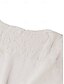 abordables Robes de plage-Maillots de Bain Femme Couverture Maillot Dentelle Patchwork Vacances Plage Tenue Couleur Unie Col en V Manches Longues Maillots de Bain