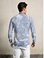abordables Hauts-Homme T-shirt POLO Bleu manche longue Top Tenue de golf Vêtements Tenues Porter des vêtements