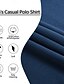 tanie Męski klasyczny polo-Męskie Bluza polo Koszula golfowa Codzienny Zdatność Klapa Quarter Zip Krótki rękaw Moda Nowoczesny Jednokolorowe Zamek Kieszeń Lato Wiosna Na każdy sezon Biały Burgundowy Granatowy Bluza polo