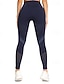 abordables Leggings y mallas de yoga-Mujer Pantalones de yoga Mallas Leggings de Yoga Cintura elástica Malla Levantamiento de tope Control de barriga Pilates Entrenamiento de gimnasio Rutina de ejercicio Pantalones Color sólido Negro
