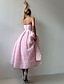 baratos Vestidos Longos &amp; Gowns-Vestidos de Coquetel em A Vestido Estilo Celebridade Formal para Casamento Comprimento até o Chão Sem Manga Decote Profundo Cinto Faixa Tule com Flor de Rosa