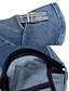 abordables Chapeaux pour femmes-Casquette plate en jean pour femme avec coupe ajustable, style décontracté pour le printemps et l&#039;été, parfaite pour les activités de plein air, le quotidien et les voyages