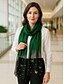 abordables Foulards pour femmes-Écharpe papillon brodée pour femme avec ornements en perles - accessoires de mode pour femmes élégants et légers en plusieurs couleurs, parfaits pour les cadeaux de fête des mères, les fêtes et les correspondances de navetteurs