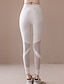 billige Yoga Leggings &amp; Tights-Dame Yogabukser Yoga Leggings Netting Midjekontroll Rumpeløft Høy Midje Yoga &amp; Danse Sko Treningsøkt Pilates Strømpebukse Svart Hvit Blå Spandex Høst sport Sportsklær Elastisk Mager