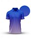 abordables Hauts-Homme T-shirt POLO Bleu Manche Courte Top Tenue de golf Vêtements Tenues Porter des vêtements